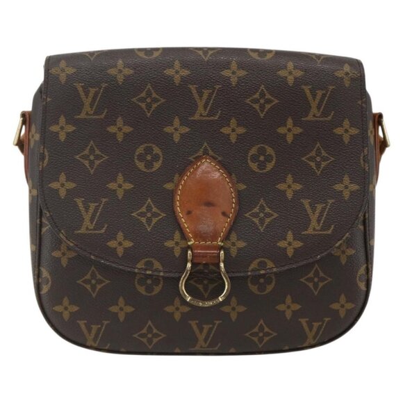 Authentic LOUIS VUITTON Monogram Saint Cloud GM Shoulder Bag M51242 LV - Picture 14 of 16